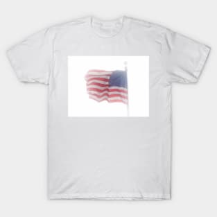 american flag aglow #2 T-Shirt